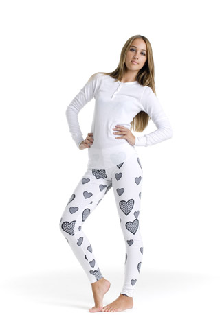 Unisex Baby Thermal Long Sleeve Henley (White)