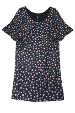 Flutter Sleeve Shift (Cross Confetti)
