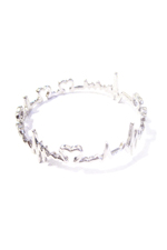 Heart Wave Bracelet (Silver)
