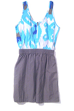80's 2 Piece Zipper Dress