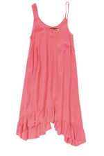 Asymmetric Ruffle Dress