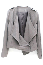 Draped Jacket Grey