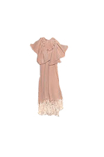 Peach Silk Scarf